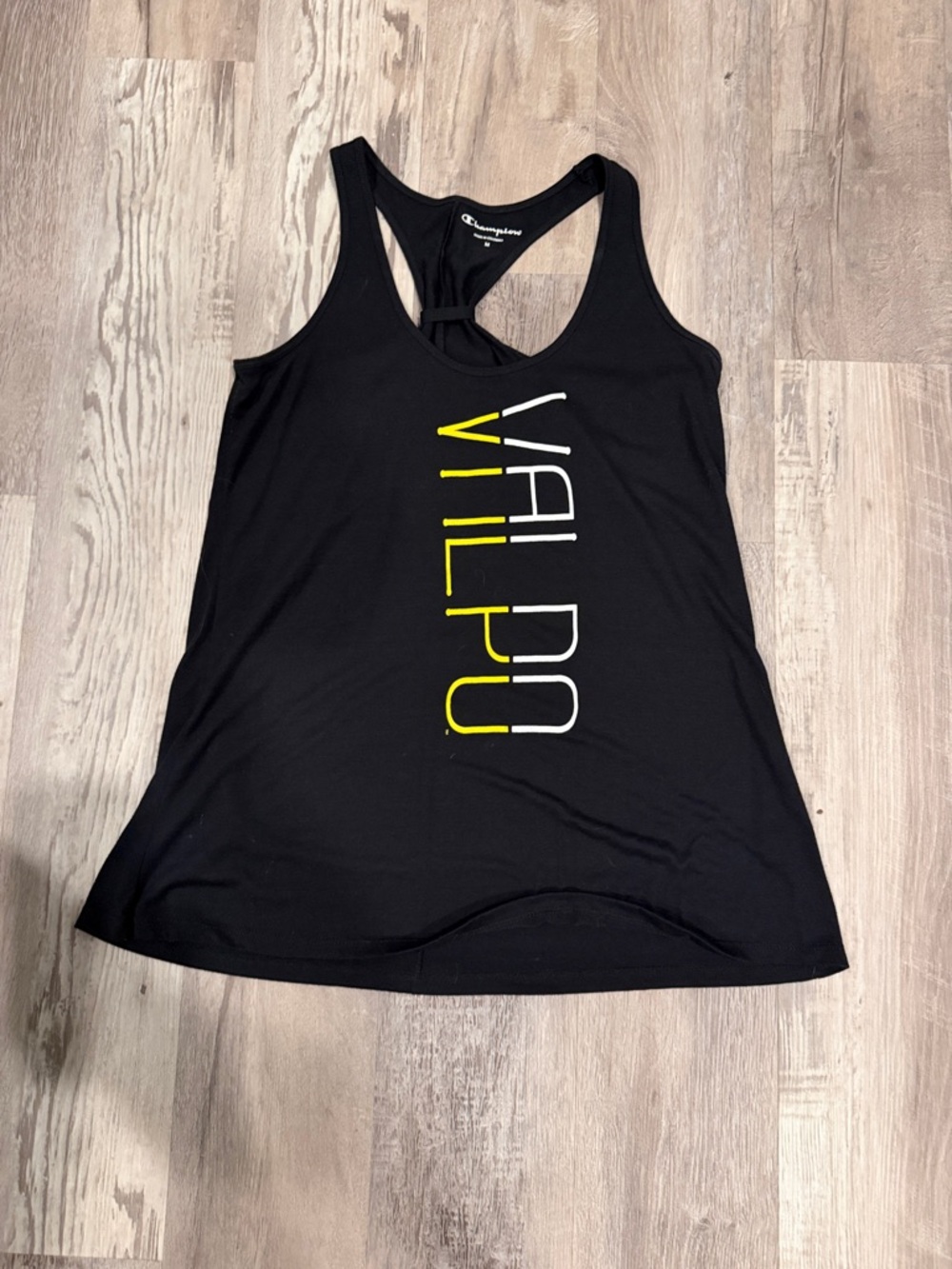 Champion Black 'Valpo' Graphic Racerback Tank